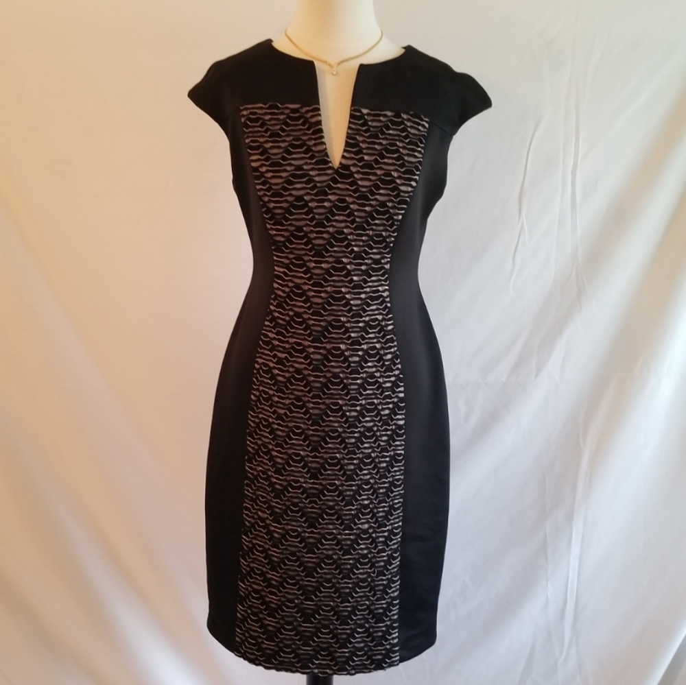 Connected Apparel Midi Dress